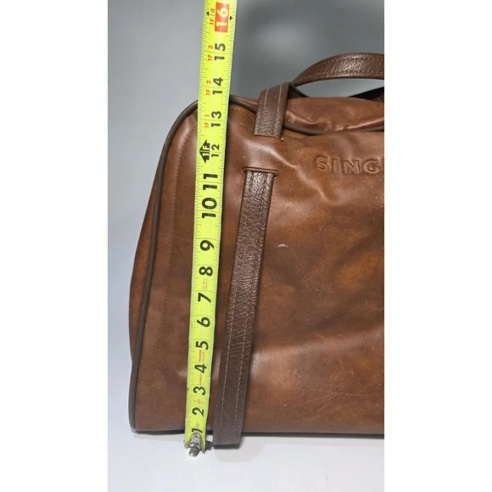 SINGER Vintage Sewing Machine Travel Vinyl‎ /Carry Case/Storage Bag
